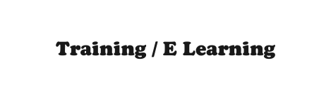 Training E Learning